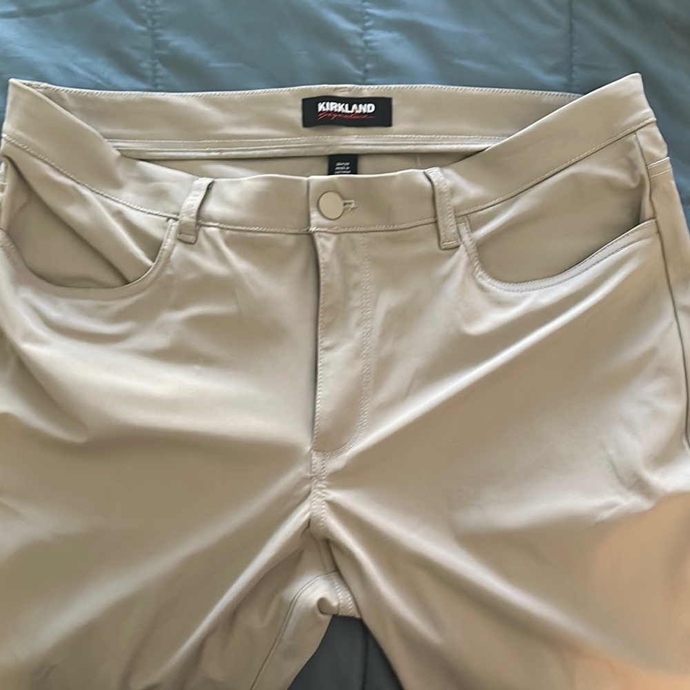 Kirkland Signature Cream Chinos Classic Straight-Leg